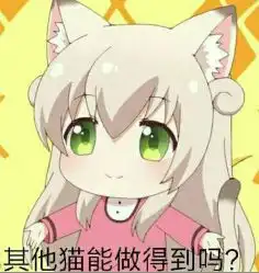 求问这个黄头发绿眼睛猫耳萌妹是谁