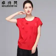 时尚妈妈t恤女显瘦
