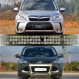 斯巴鲁森林人对比福特翼虎suv界运动健将