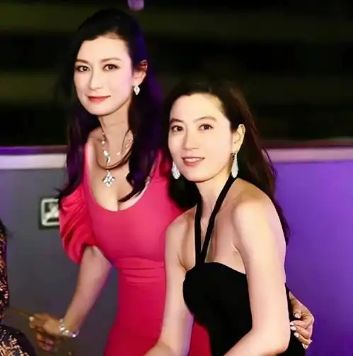 46岁林世玲和冯余慕庄看演唱会,长发飘飘皮肤白皙,太像清纯女生