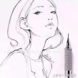 喜欢重金属摇滚的小姐姐,竟画出了小清新二次元动漫手绘