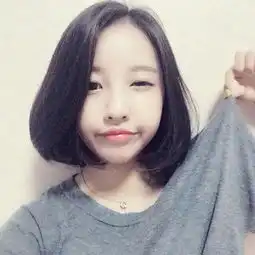 这样的发型会好看吗最后一张,我是戴了眼镜的脸有些圆