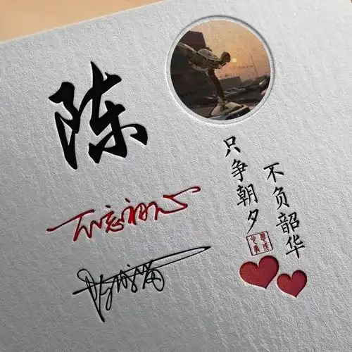 2022你该换个微信头像了,33张3d经典大气连笔签名头像,有你的吗