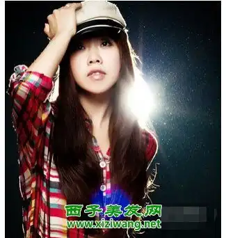 长脸适合中分直发吗长脸女生中分直发造型图片