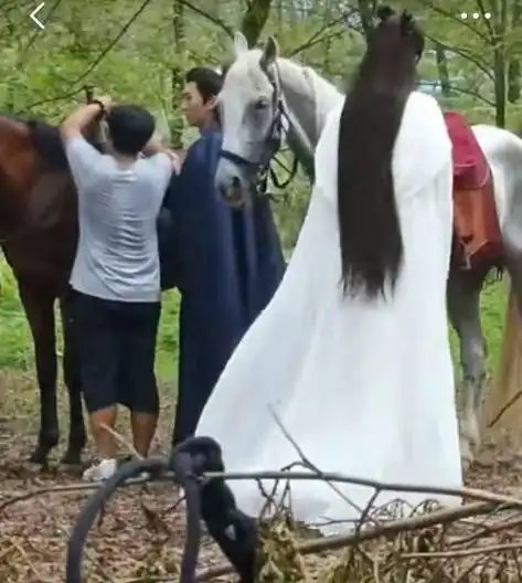 迪丽热巴路透照曝光,白衣飘飘仙气爆表刘亦菲地位不保
