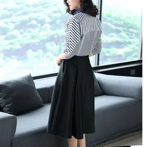 2545岁女人春季别老穿连衣裙,八款精致时尚套装,老洋气