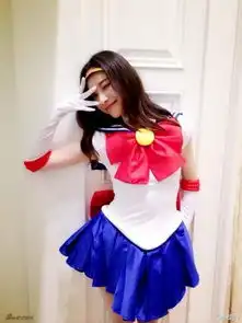 徐娇晒清纯学生照明星水手制服装杨幂水手装色诱最美