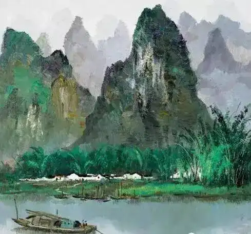 李可染徐悲鸿吴冠中三位大师笔下的漓江山水,美醉了