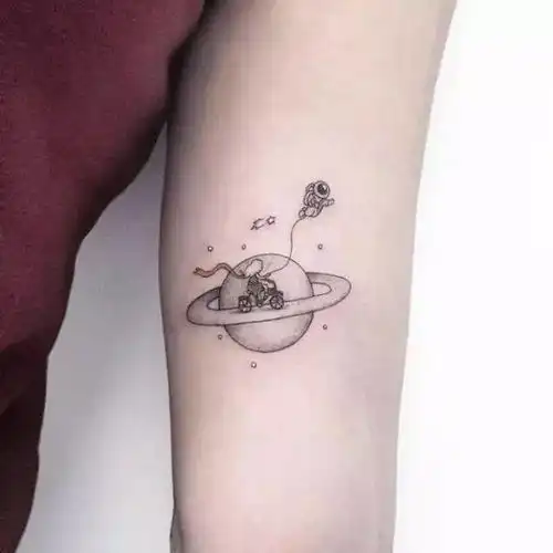谁说纹身就一定要霸气,可爱点也很好嘛