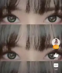 琪琪玩儿抖音玩儿的很开心,粉丝在下面评论的也很开心女孩子