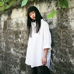 原宿街拍连衣裙和牛仔裤成小个子女孩的人气单品