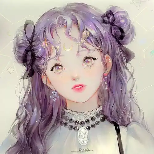 仙气逼人,通透唯美莫非这位韩国神仙画手画的是小仙女