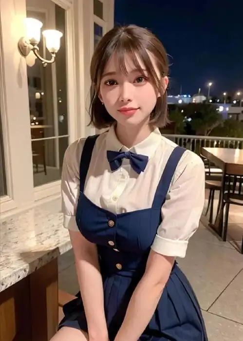 微软新版必应bing生成的二次元少女图,比chatgpt更含蓄更有文化