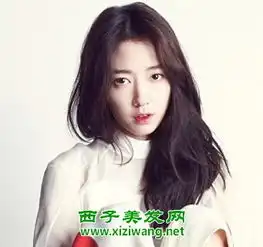 韩国美女中分发型扎法图片