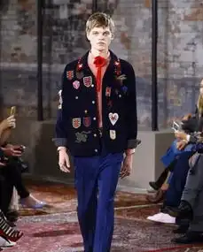 gucci自然明星带领装饰风男装