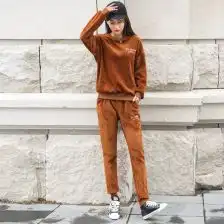 卫衣运动服休闲套装女秋冬时尚