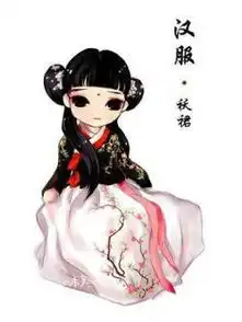 古代的黑衣女子的图片,不要真人