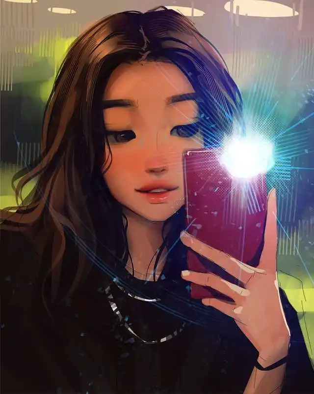酷酷的气质美女头像,女生的日常