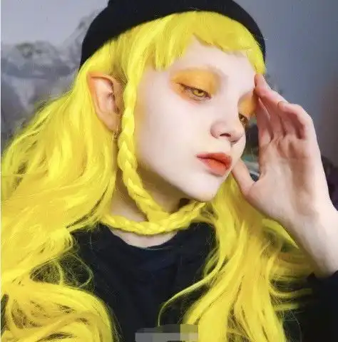 这是拥有最多发色的博主了吧简直就是行走的彩虹,太美了