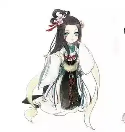 短发必备款古风发型,短发也能变成汉服小仙女教程三