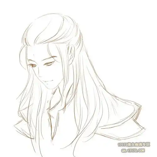 倩女幽魂玩家速写男射手头像大家看像不像