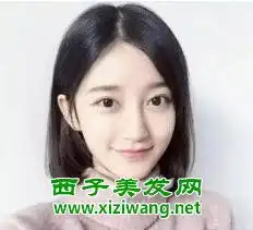 黑直发中分齐肩发型图萌萌的女人更迷人