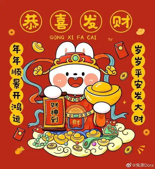 属兔的朋友看过来,新年兔兔头像来啦