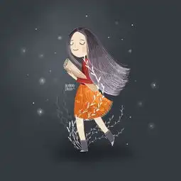 唯美浪漫插画只属于女孩的魔幻领地