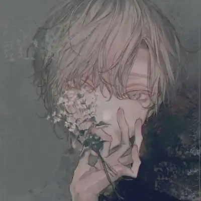 唐崎夜雨忧郁空灵手绘男头绘师男生头像我要个性网