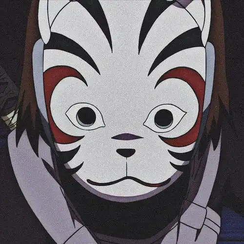 动漫头像火影忍者暗部手机壁纸,喵咪面具最好看