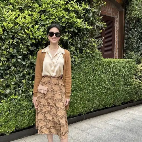 奶油色系全套搭配公式来了黄黑皮女生这么穿都能白成一道光