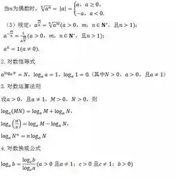 高中数学所有公式大合集2019暑假版