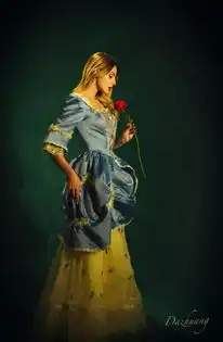 油画风乌克兰女孩
