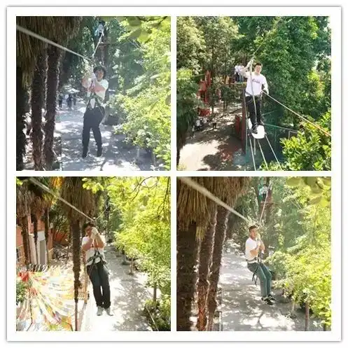 俊男美女默契大pk,上演丛林飞跃,原来是......