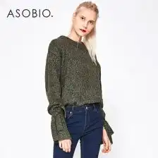 asobio毛衣女时尚毛衫秋冬年货节新年礼4642245218
