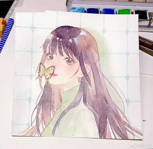 清新温暖的画风,少女温柔极了