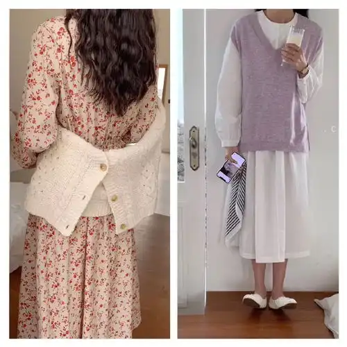 春季淑女风穿搭,碎花裙搭配美丽大方,为你带来无限优雅魅力