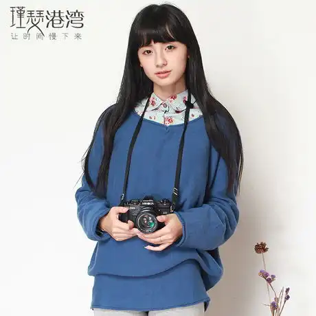 瑾瑟港湾学院复古中长森女套头毛堆糖,美图壁纸兴趣社区