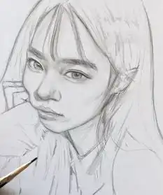 天啊,他把美女五官画的太精致了,老夫的少女心要炸裂啦