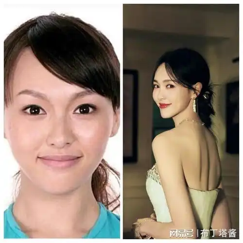 20位女明星证件照对比,谁的差距大,谁又是真正的天生丽质