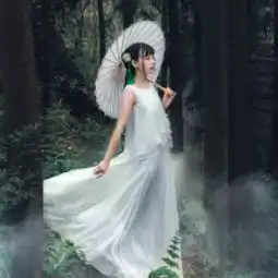 唯美古风头像真人版超美气质佳的女生qq头像