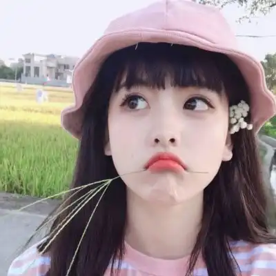 网红清新照片女生头像