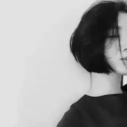 短发黑白头像女生冷酷霸气图片2018别把离开说的那么冠冕堂皇