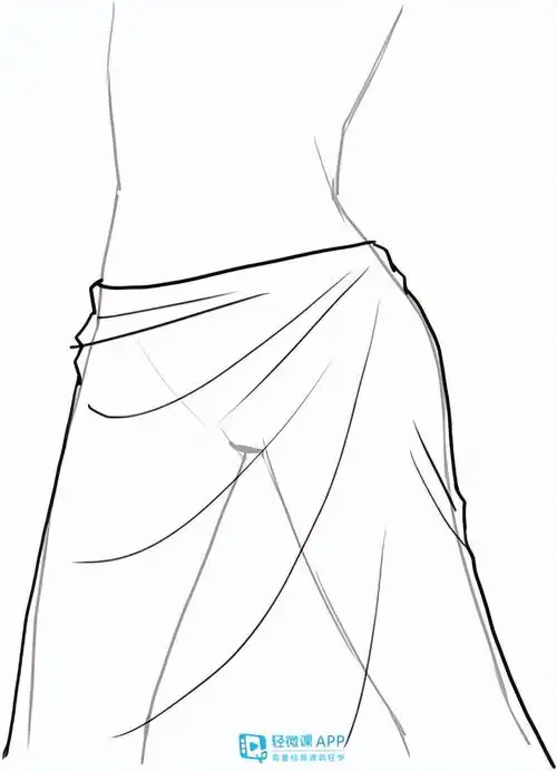 衣服的褶皱怎么画动漫衣服褶皱画法