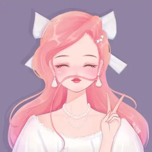 巨好看的手绘女生头像闺蜜头像