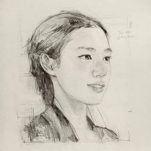 他通过自学成为速写大牛,笔下的美女各个都美翻天