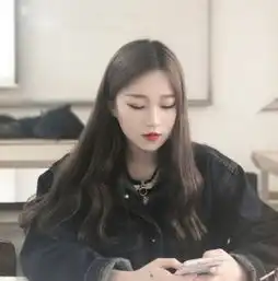 中分卷发发型图片韩国美女可全在留