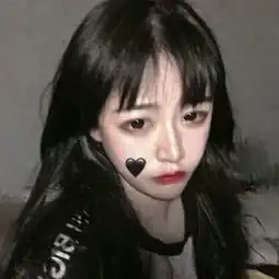 黑色系偏丧女头像,心若向阳美好的事物伴随着我