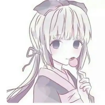 手绘00后可爱女生头像