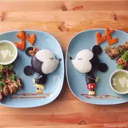 华人妈妈samanthalee为两位女儿制作的美食堆糖,美图壁纸兴趣社区